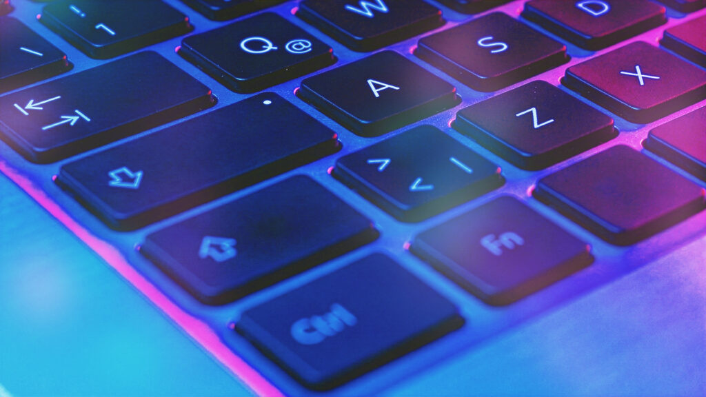 Nahaufnahme einer Tastatur